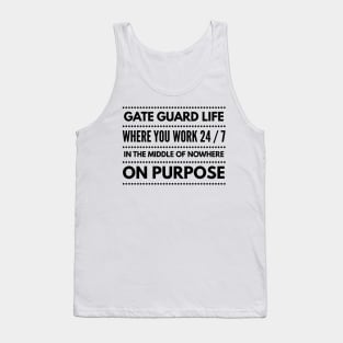 Gate Guard Gift Oilfield RV Workcamping Tank Top